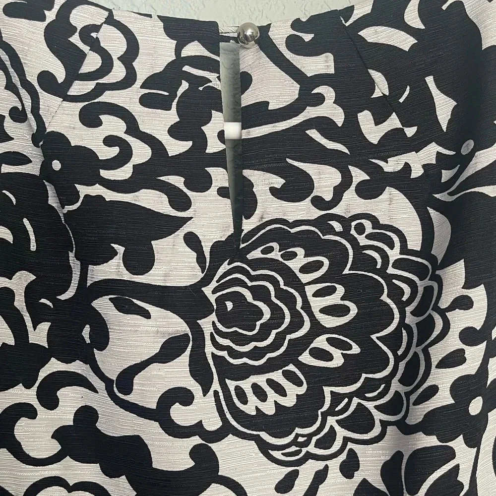 Black and White Cache Dress